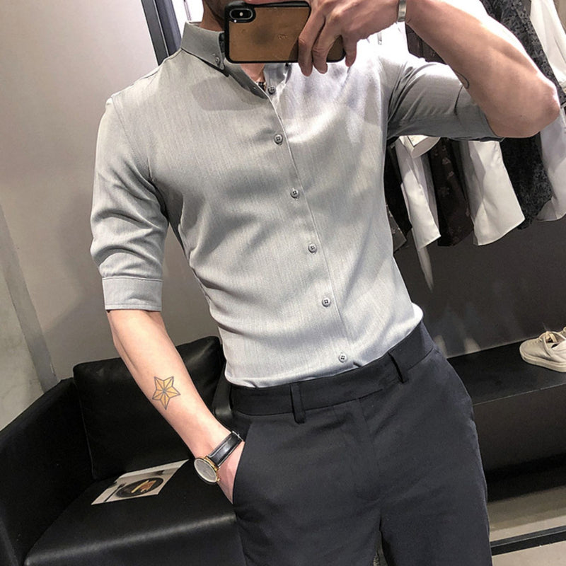 Summer Non-iron Slim Fit Business Casual Shirt