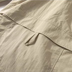 Thin Mid-length Warm Quilted Lapel Windbreaker Jacket