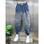 Thin Cotton And Linen Gradient Pants