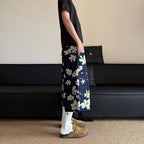 Daisy Loose Wide Leg Capri Pants