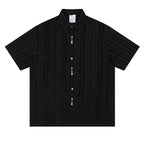 American Loose Textured Pleated Shirt