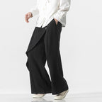 Irregular Retro Casual Trousers