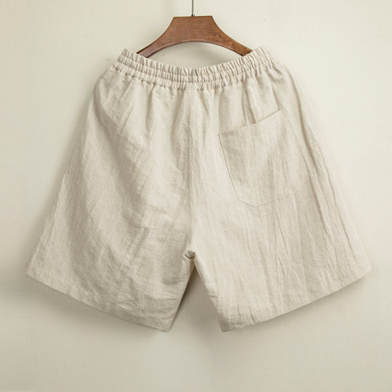 Men's Breathable Cotton And Linen Casual