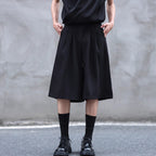 Loose Draped Three-dimensional Pleated Casual Suit Shorts