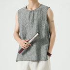 Linen Vintage Loose Vest