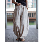 Linen Thin Loose Vintage Wide Leg Bloomers
