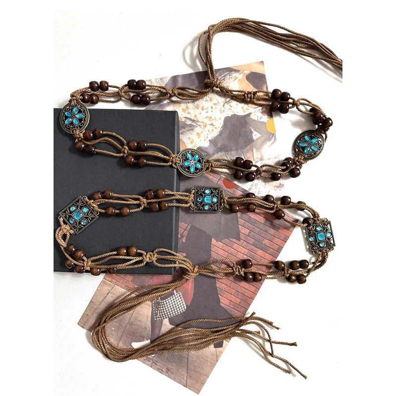 Hand-woven Beaded Belt
