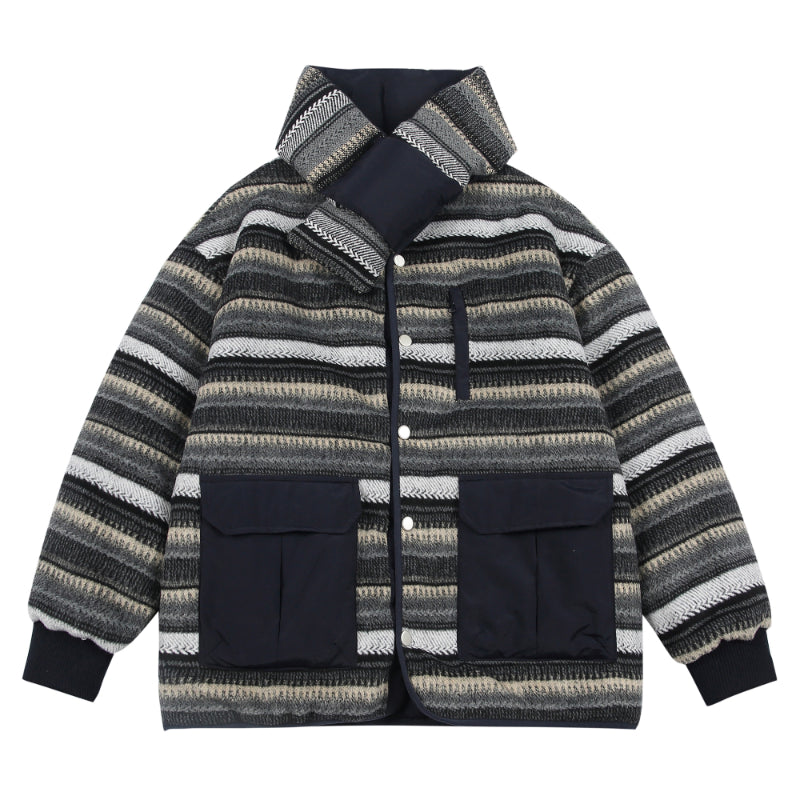 Reversible Japanese Retro Ethnic Cotton Jacket