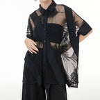 Vintage Lace Panel Shirt
