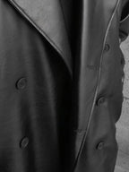 Soft Pu Leather Windbreaker Jacket