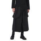 Multi-pocket Wide-leg Loose Pants