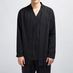 Linen Fake Two-piece Top