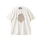 American Embroidery Round Neck Loose Casual T-shirt