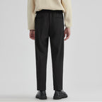 Woolen Loose Straight Casual Pants