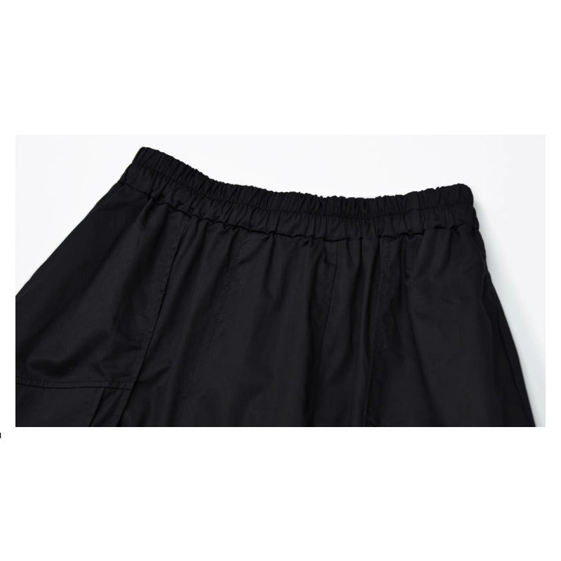 Dark layered pocket skirt