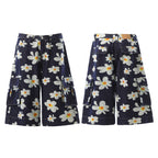 Daisy Loose Wide Leg Capri Pants