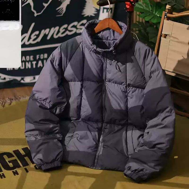 Stand Collar Loose Warm Down Jacket