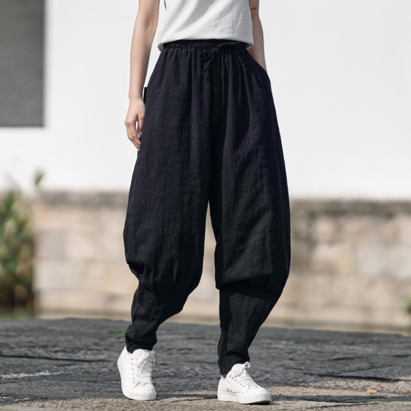 Casual Breathable Loose-fitting Meditation Pants