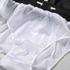 Blue Quick-drying Striped Beach Shorts
