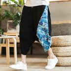 Loose Carrot Wide Leg Pants