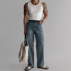 American Vertical Striped Slim Fit Knitted Vest