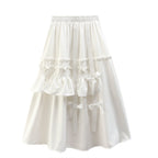 Three-dimensional Floral Mosaic Skirt