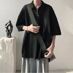American Loose Casual Polo Shirt