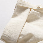 Vintage Stand Collar Loose Shirt