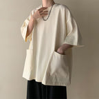 Vintage Slit Pocket Short-sleeved T-shirt