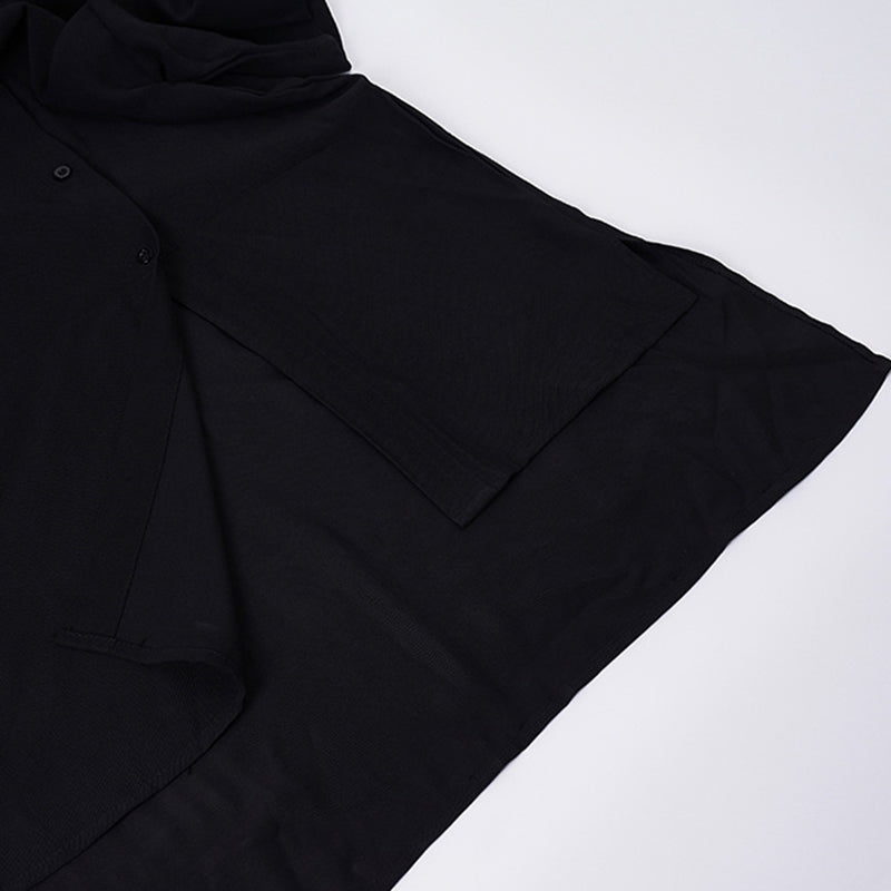 Loose Stand-up Collar Shirt