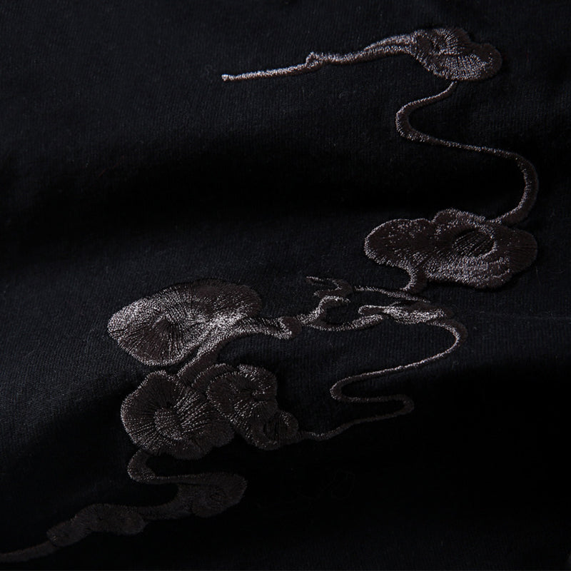 Kylin Embroidered Short Sleeve T-Shirt