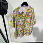 Oil Painting Design Loose Casual Shirt