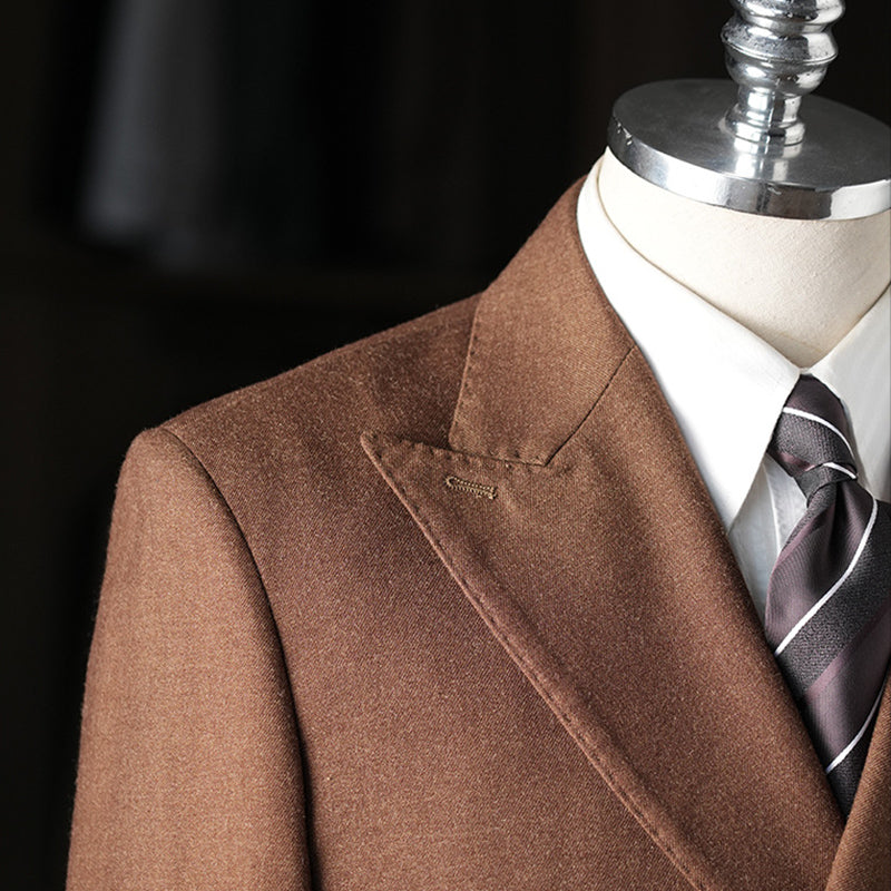 Italian Double-breasted Casual Business Suit