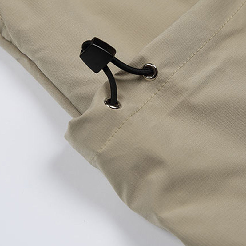 Japanese Functional Large Pocket Shirt Casual Loose Overalls Two-piece Set