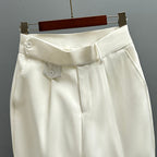 Naples High Waisted Slim-fit Trousers