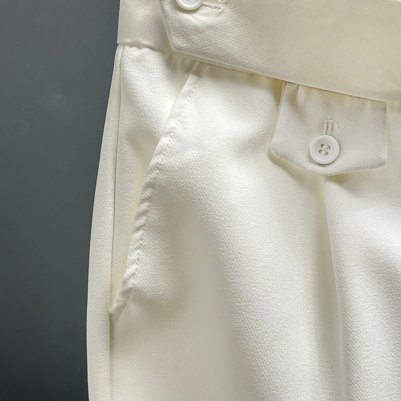 Naples High Waisted Slim-fit Trousers