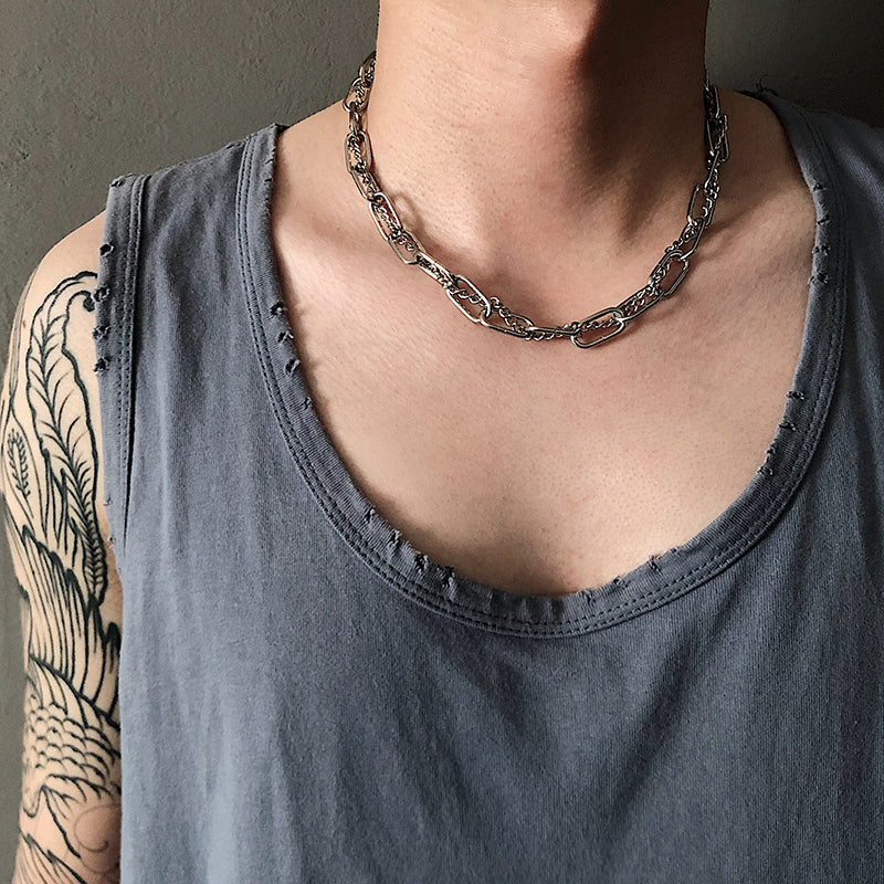 Sample Chain Wrap Stainless Steel Chain Wrap Necklace – Macanz