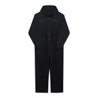 Black Zipper Jumpsuit