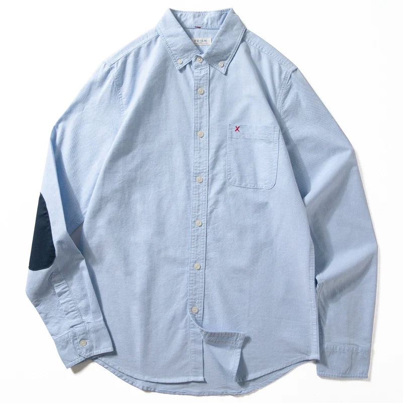 Paneled Slim Fit Casual Shirt