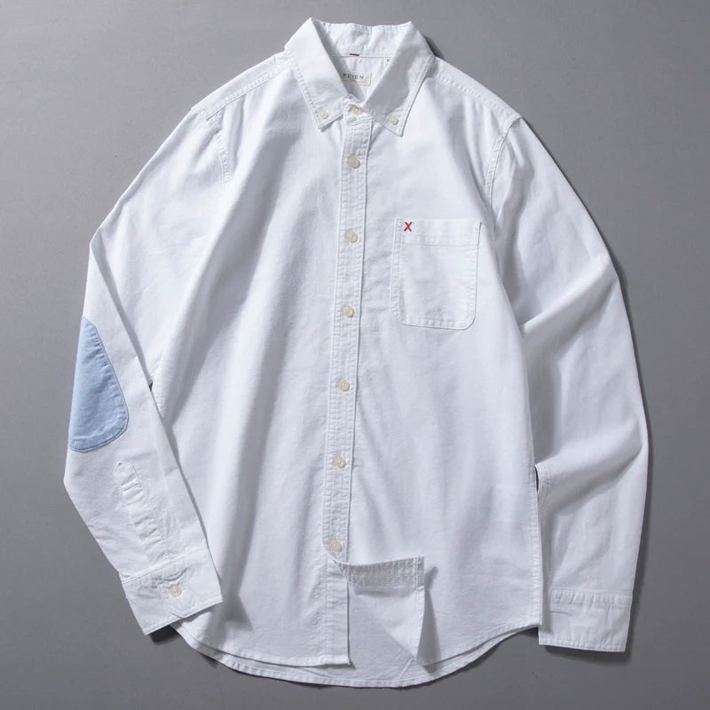 Paneled Slim Fit Casual Shirt