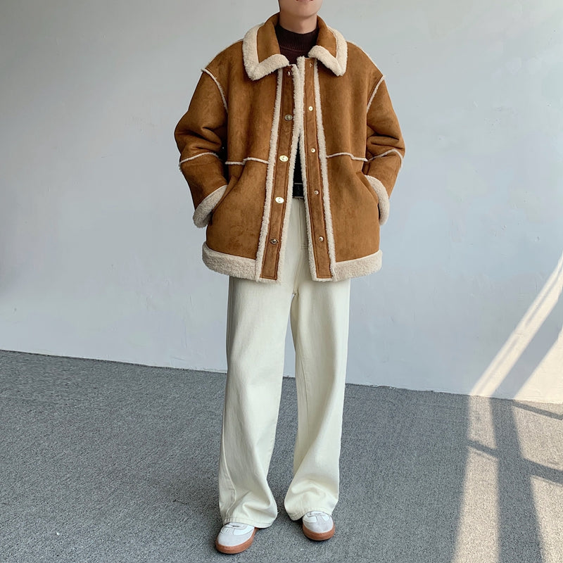 Retro Metal Button Cotton Jacket