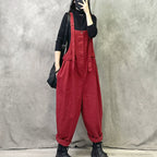 Casual Retro Loose Overalls
