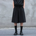 Loose Draped Three-dimensional Pleated Casual Suit Shorts