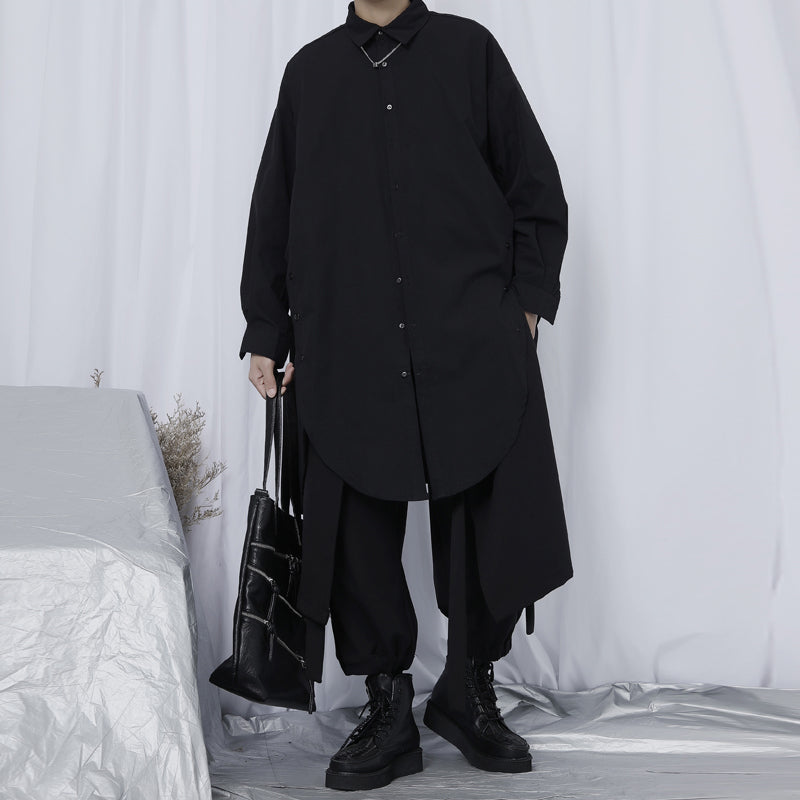 Side Slits Loose Shirt