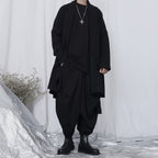 Mid-length Loose Cotton Linen Cardigan