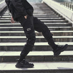 Multi-pocket Dark Skinny Pants