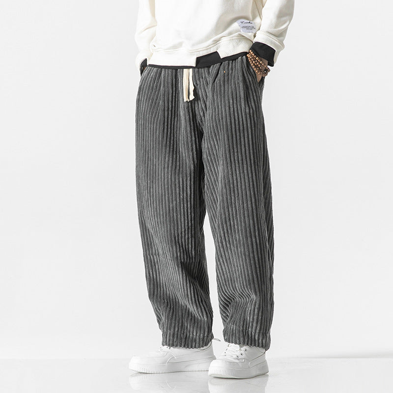 Loose Corduroy Harem Pants