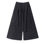 Baggy Black Pants Hakama Pants