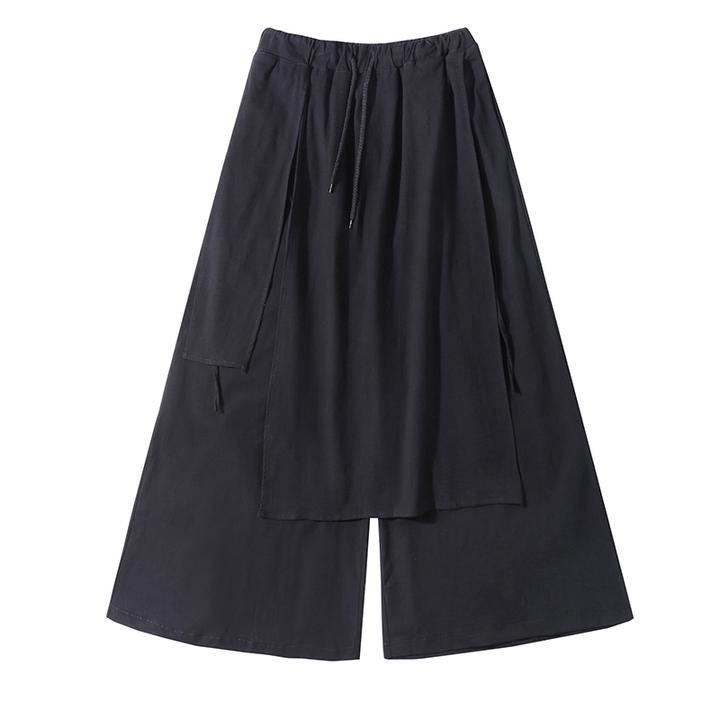 Baggy Black Pants Hakama Pants