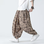 Loose Zen Embroidered Wide Leg Pants
